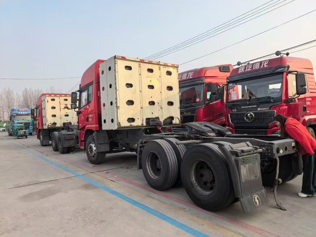 Gebrauchtes automatisches Gas-Natur-Traktor-Lkw X5000 mit 10 Rädern Weichai-Motor CNG 460 PS 2023 Schwerverkehr