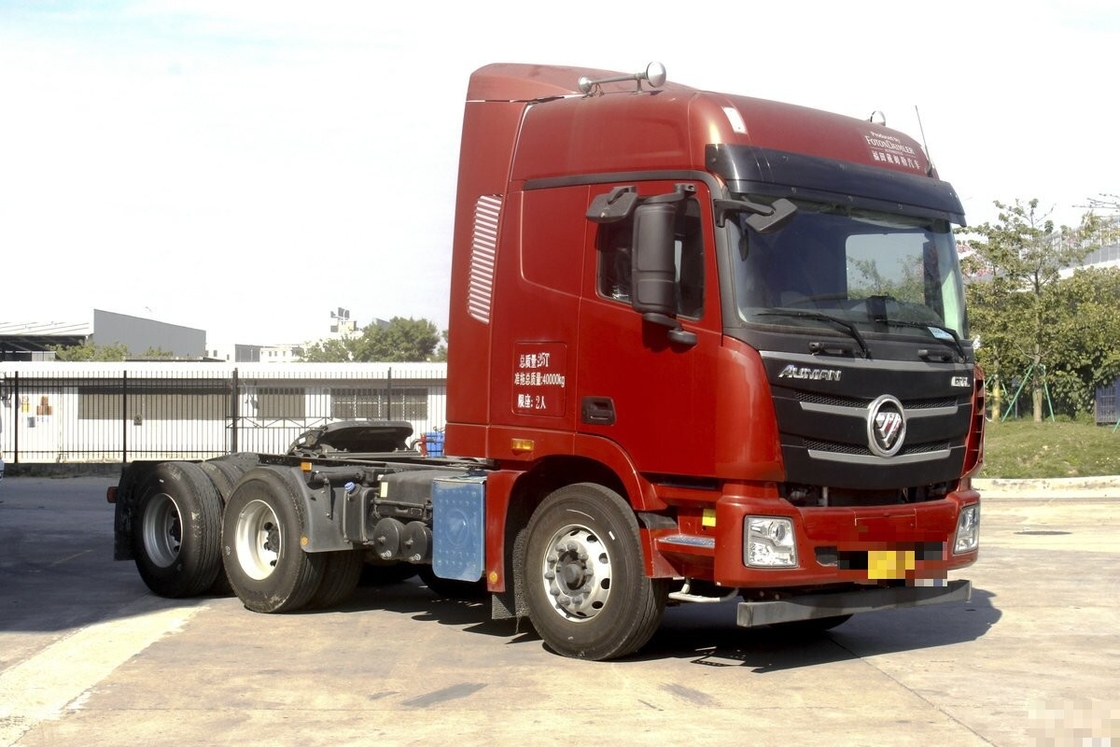 Gebrauchtes Traktor-Lkw-Kopf zum Verkauf Foton Auman 6*4 Fahrmodus 430 PS Niedrige Kilometerleistung 2022 Jahr Kraftstoffeffizienter Motor