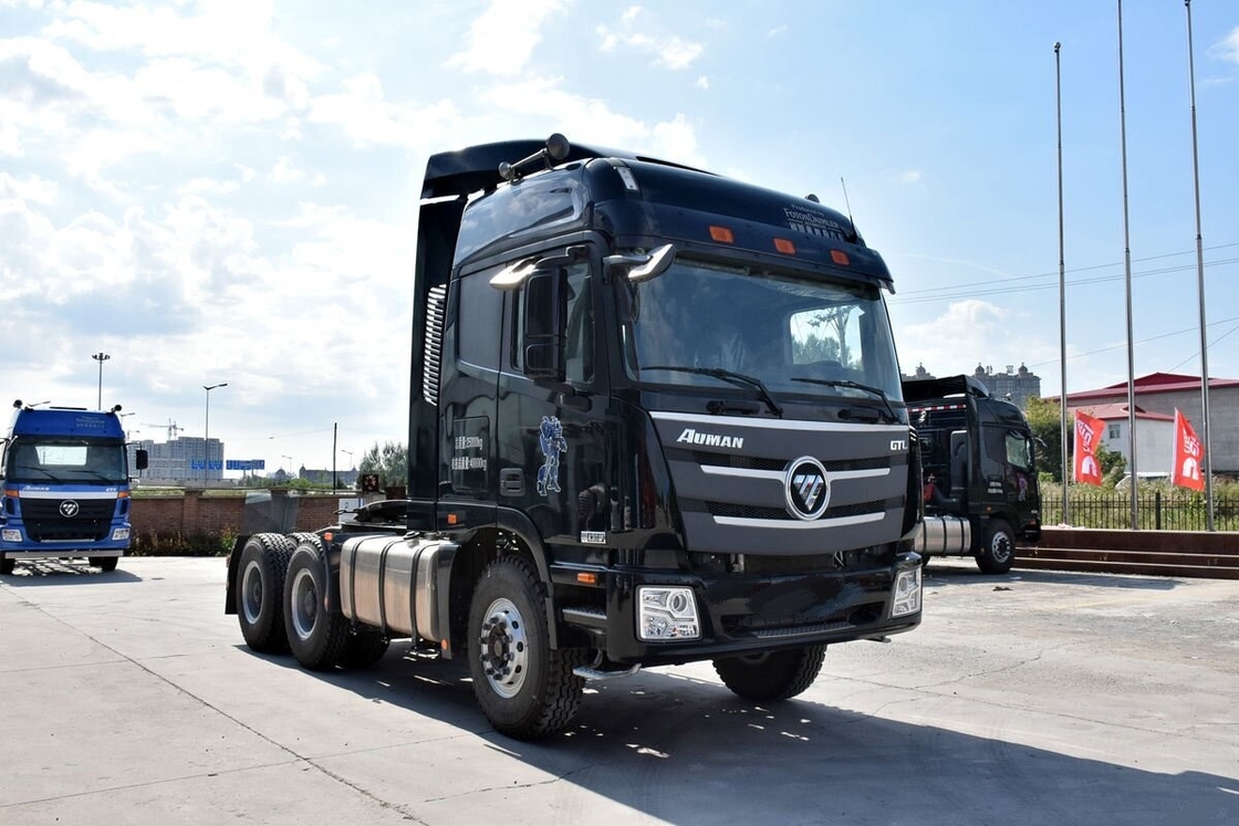 Gebrauchtes Traktorkopf Euro IV Dieselmotor Foton Auman 430 PS 6*4 Antriebsmodus 10 Reifen auf schlechter Straße
