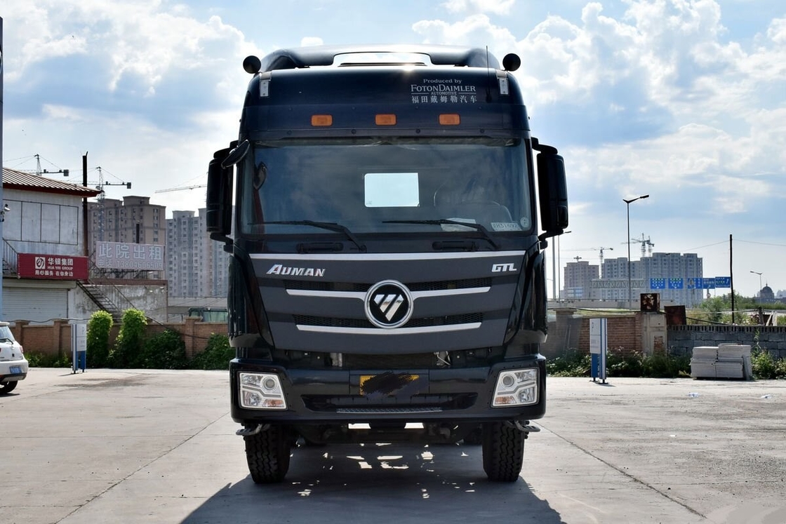 Gebrauchtes Traktorkopf Euro IV Dieselmotor Foton Auman 430 PS 6*4 Antriebsmodus 10 Reifen auf schlechter Straße