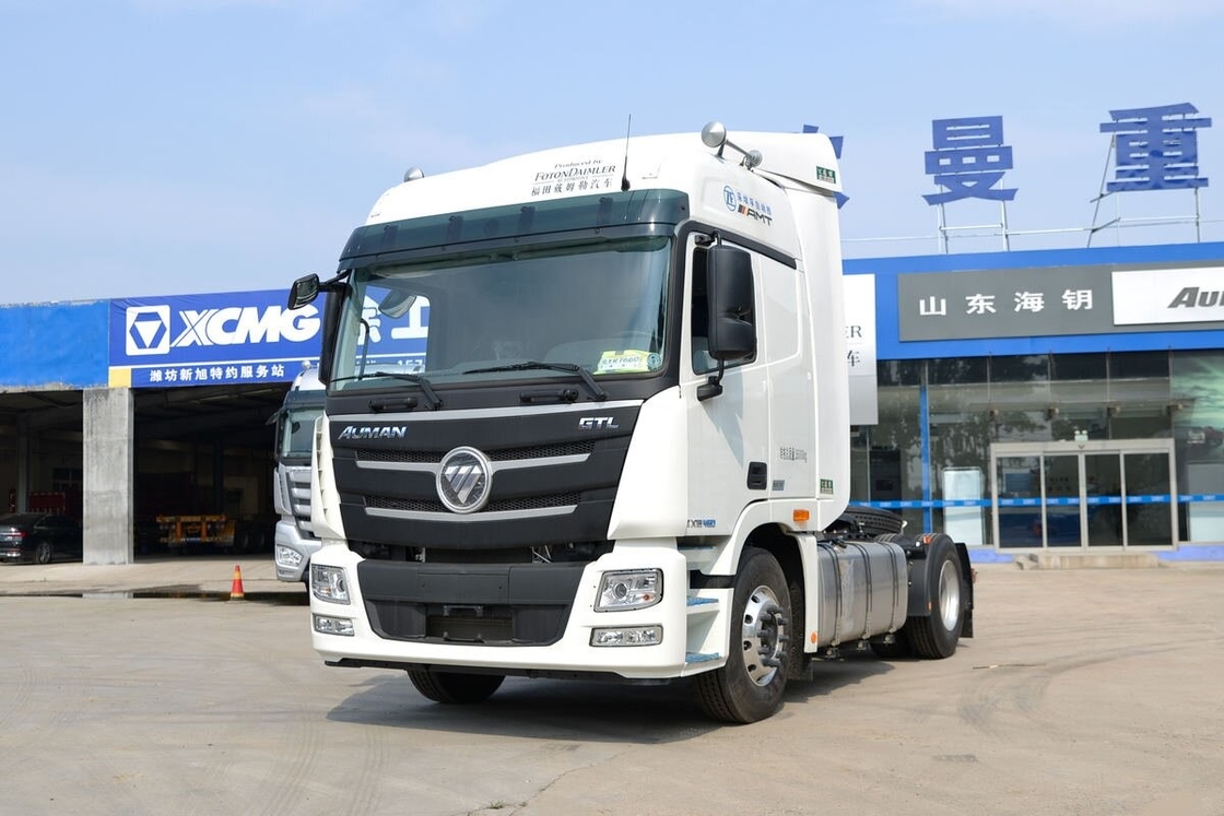 Gebrauchtes ZF Getriebe Traktorkopf Foton Auman 460 PS Cummins MotorVerbesserung der Verkehrsinfrastruktur