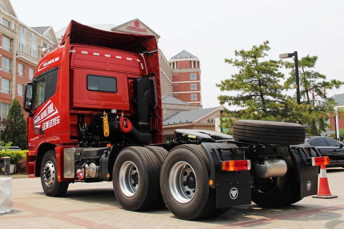Gebrauchtes Schnellgetriebe Traktorkopf Foton Auman 430 PS 10 Räder Cummins Motor Schwere Last Bergbaubedingungen
