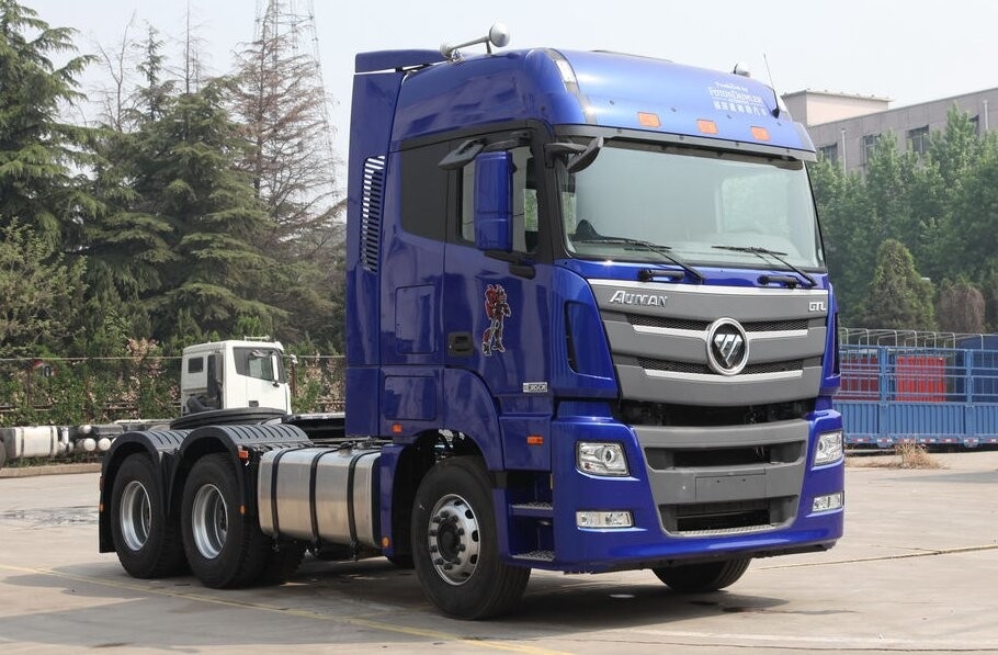 Gebrauchtes Hochdach Kabine Traktorkopf Lkw WP-Engine 6x4 Antriebsmodus Foton Auman Hochleistungs-Kosten-Verhältnis