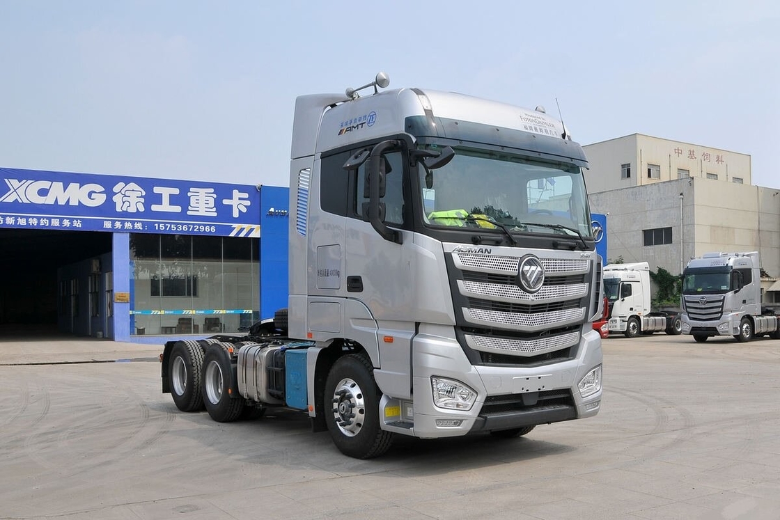 Gebraucht Leistungsstarke Schwerlast Traktorkopf Foton Auman 510 PS 6-Zylinder Cummins-Motor