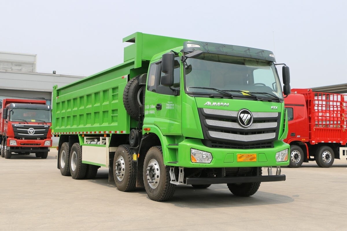 Gebrauchtes Müllwagen zum Verkauf Foton Etx 8*4 Fahrmodus 400 PS Gebrauchtes Bau Müllwagen mit geringer Kilometerleistung