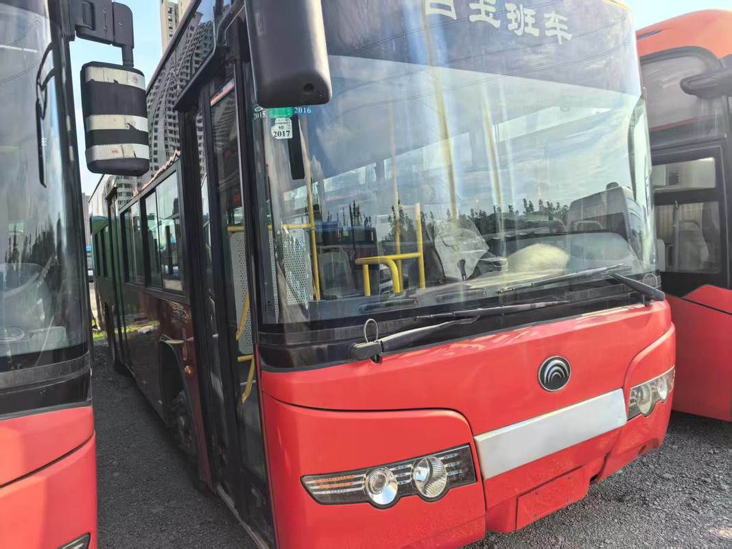2019 Gebraucht 76/10-41 Sitze 12 Meter Glatte Form Gebraucht ZK6108 Stadtbus Doppeltüren