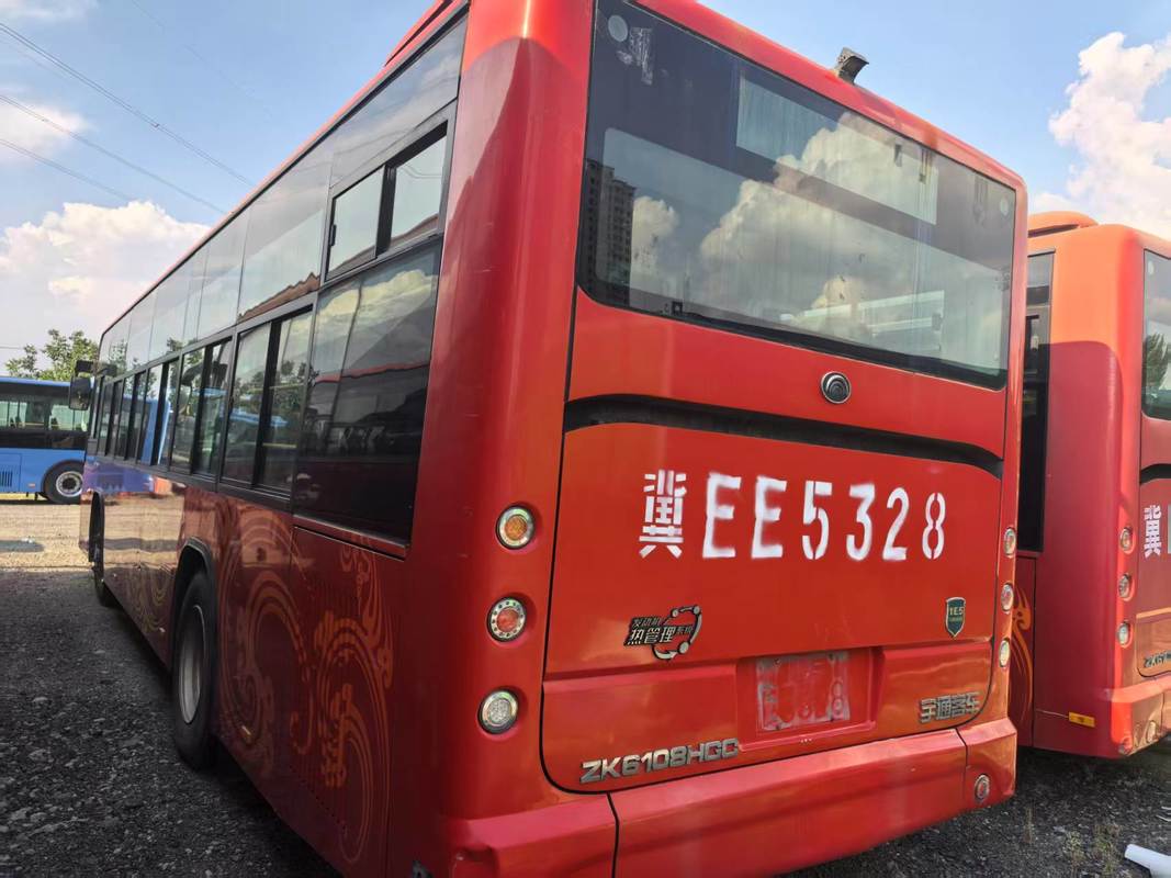 2019 Gebraucht 76/10-41 Sitze 12 Meter Glatte Form Gebraucht ZK6108 Stadtbus Doppeltüren