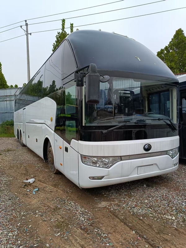 Coach Bus Second Hand Yutong Zk6147 Yuchai 375hp  Leaf Spring 56 Seats  Lux Transport With Air Condition
