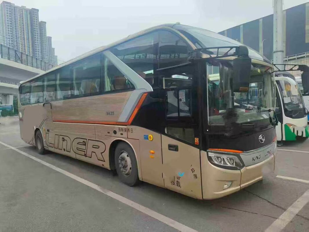 Used 50 Seater Diesel Kinglong Coach Bus Ghana Congo Weichai Engine Tour Interurban Intercity Buses Rhd/Lhd