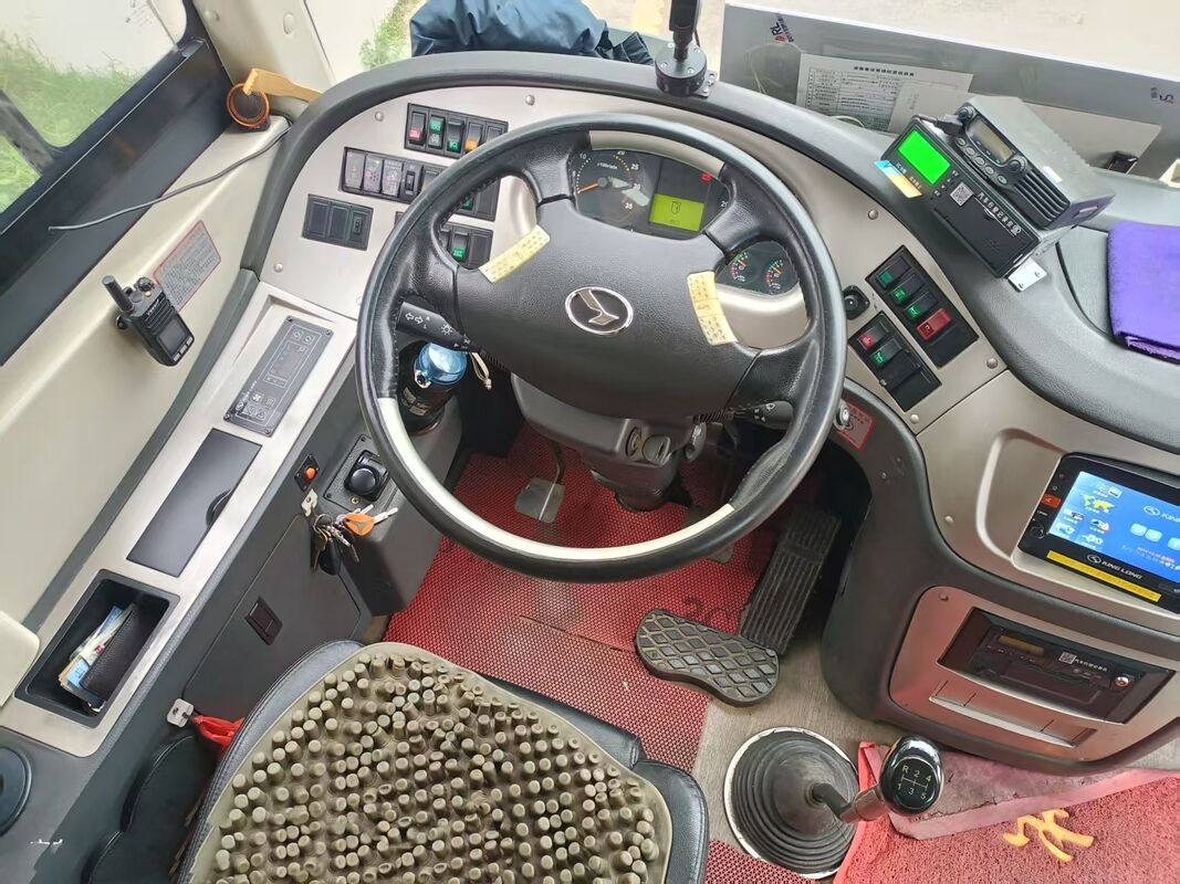 Gebrauchter Kinglong Bus mit 30 Sitzen, Luxusausstattung, Blattfederung, Weichai-Motor, Schulbus, Reisebus für Überlandfahrten
