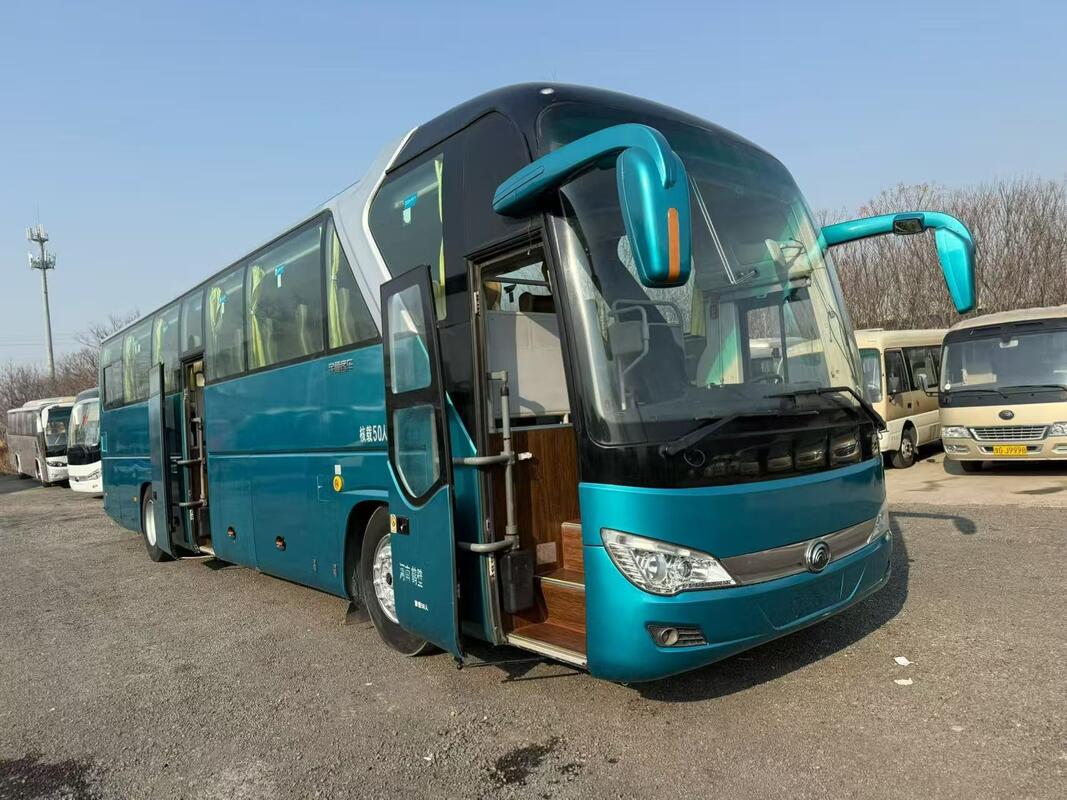 Gebrauchter Reisebus Yutong Zk6122 Weichai 375PS Blattfeder 50 Sitzplätze Luxus Transport mit Klimaanlage