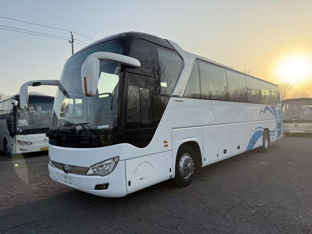 Neuer Bus angekommen Gebrauchter Yutong Zk6122 Yuchai 330PS Blattfeder 55 Sitze Luxus Transport mit Klimaanlage