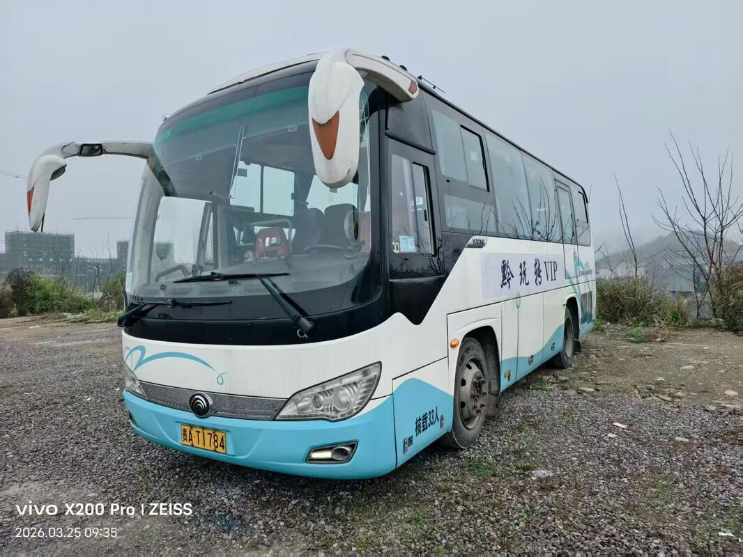 Gebrauchte Busse Yu-tong ZK6888 Yuchai Euro5 Leaf Frühling 33 Sitzplätze 2020 Jahr Luxus Transport mit Klimaanlage Für Shuttle oder Fernstrecken