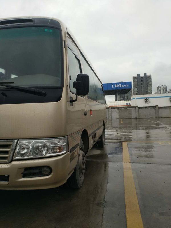 2014-jähriger benutzter Küstenmotorschiff-Bus Toyota brennen mit 17 Sitz-ISO-Bescheinigung ein