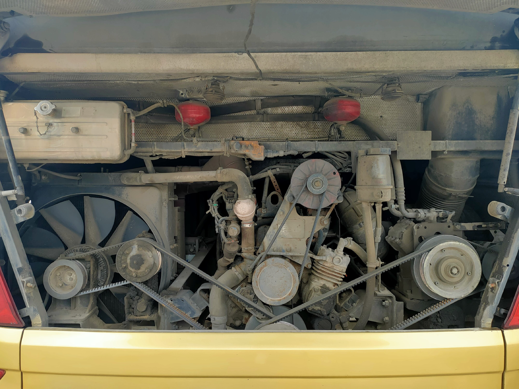 Gebrauchter Stadtbus ZK6112D mit 45 Sitzplätzen und Dieselmotor für den öffentlichen Nahverkehr in Afrika