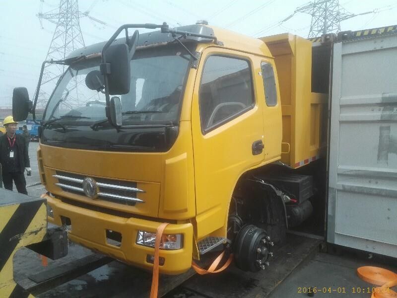 Des Antriebs-4×2 Modus benutzter Emissionsgrenzwert Kippwagen Dongfeng-Marken-des Euro-3