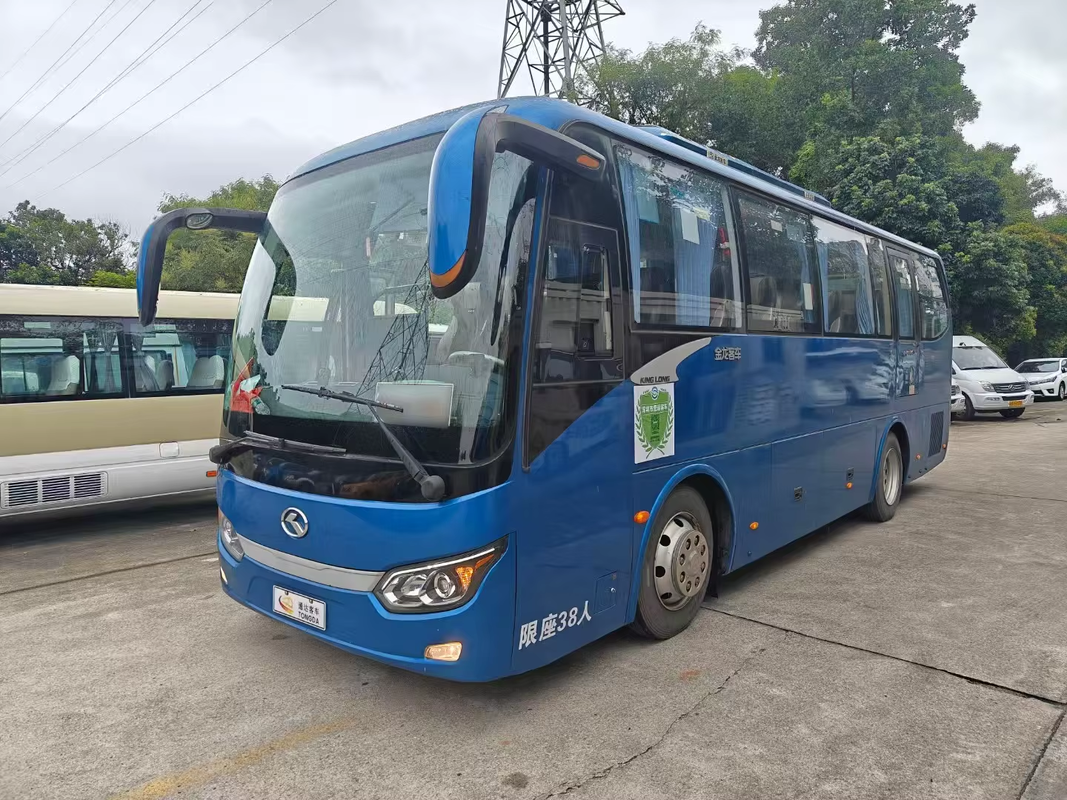 Gebrauchter XMQ6898-zertifizierter, gebrauchter 38-Sitzer-Reisebus mit Linkslenkung, gut gewarteter, kostengünstiger Bus