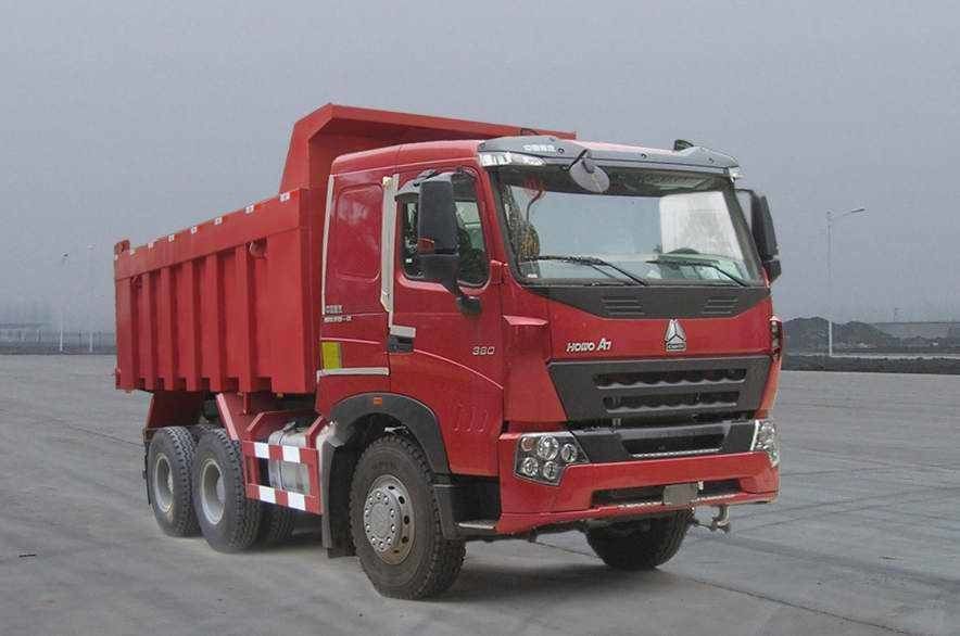 Fahren 2. Handkippwagen rote Farbe-Dongfeng mit 6x4 EURO 3 Dieselmotor