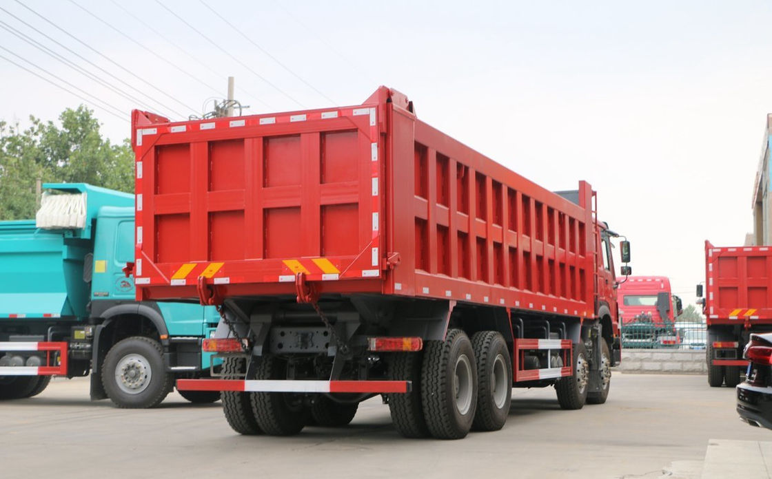 HOWO 371HP 8 x 4 benutzte Kipplaster, Kippwagen der harten Beanspruchung zweite Hand