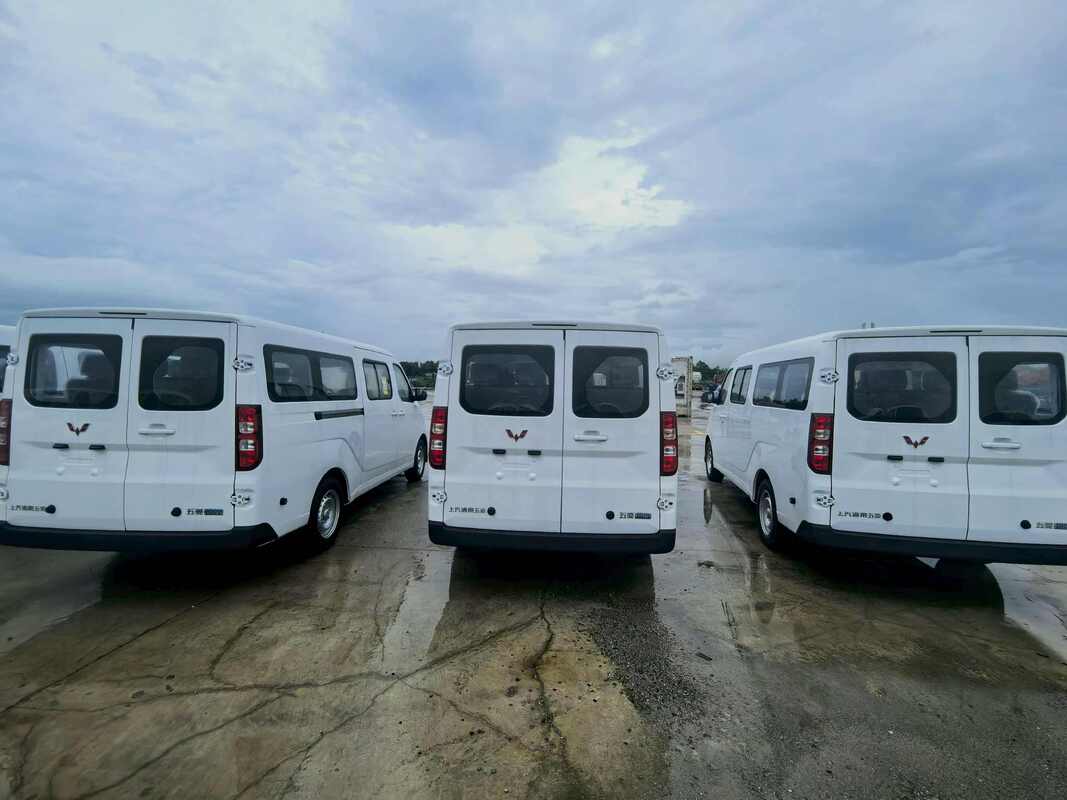 Wuling Yangguang EV, elektrischer Kleinbus, 9-Sitzer-Elektro-Personentransporter, rein elektrischer Shuttlebus, leichter Elektrobus, LHD-Elektro-Mikrobus