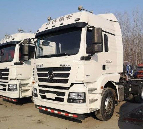 Weiße Shacman-Marke verwendete manuelles Diesel2017-jähriges des Euros V der Sattelzug-350hp
