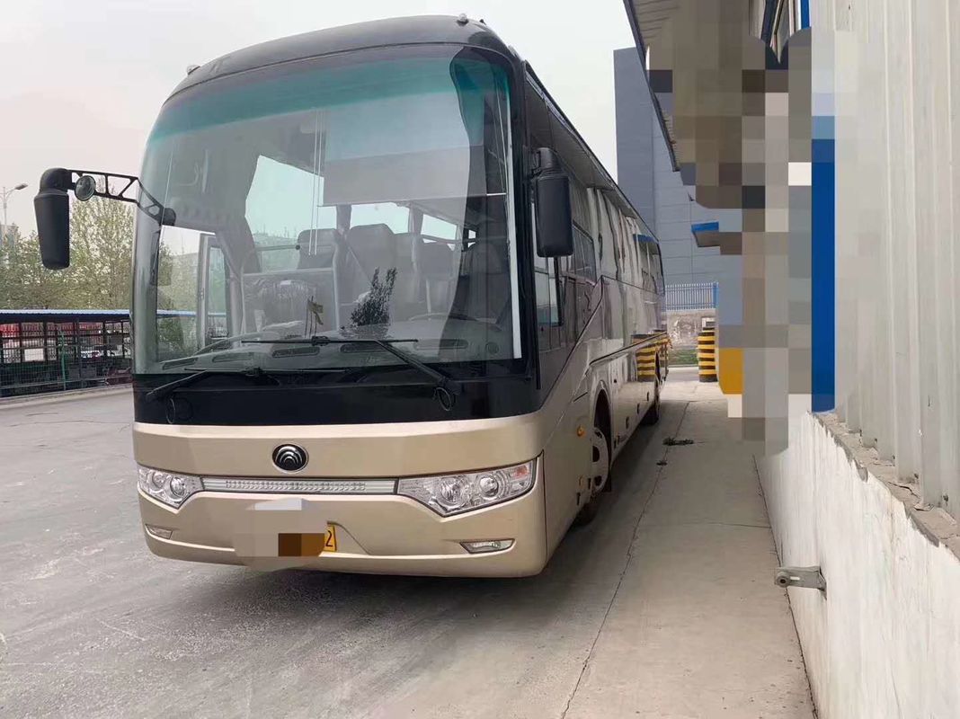 YC-Maschine LHD Yutong benutzte Küstenmotorschiff-Bus-2015-jährigen 55-Sitze- 12 Dieselmeter