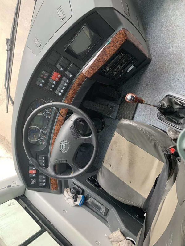 YC-Maschine LHD Yutong benutzte Küstenmotorschiff-Bus-2015-jährigen 55-Sitze- 12 Dieselmeter
