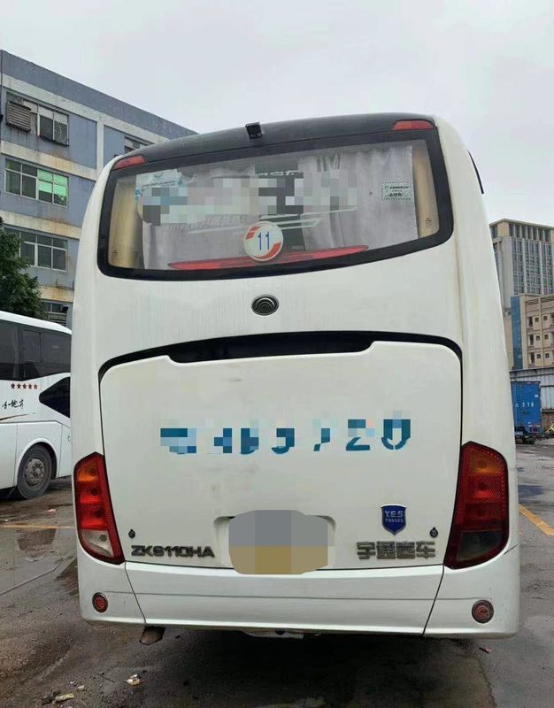 Transportiert 2013-jähriger Diesel verwendetes Yutong 58 Weiß-Farbe Sitz-Zk 6110