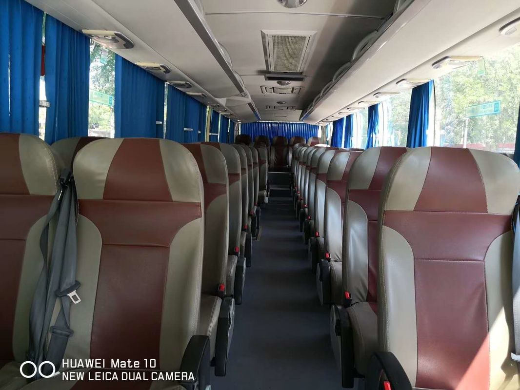 Diesel-Handtouristenbus Zk 6122 Yutong zweite Trainer-Bus Sitzer-55 mit Wechselstrom-Video