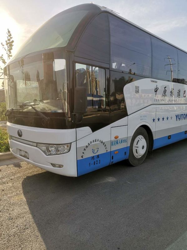 Küstenmotorschiff-Bus-Dieselmotor der Sitz6122hq9a 51 Yutong benutzter Hand-Antrieb mit A/C gelassen