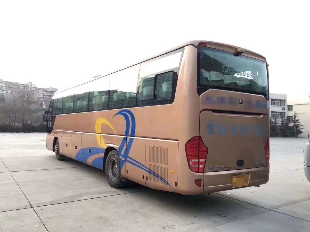 ZK6122 49/55 Sitze Yutong verwendete Küstenmotorschiff-Bus-die linke Handfahrer-Tür-Gesichts-Dieselreise 2013 - 2016-jährig
