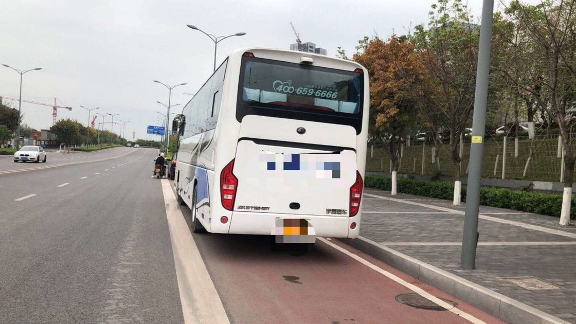 Passagier-Bus-Dieselmotor ZK6119H2Y ließ 51-Sitze- benutzter Hand-Antrieb fast neu mit automatischer Tür