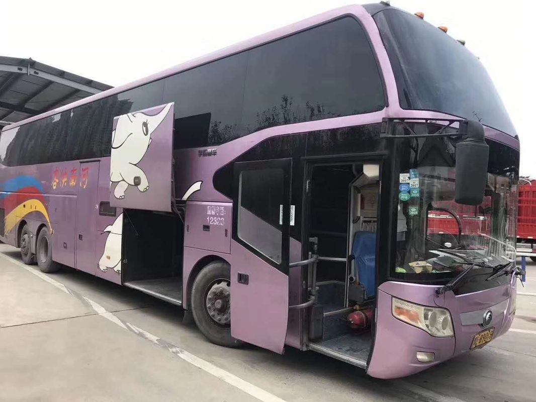 Benutzte Rückseite/Bach doppelte Sitze des Achsen-Bus-ZK6147 67 verließen Hand-Antrieb Yutong 2012-jährig