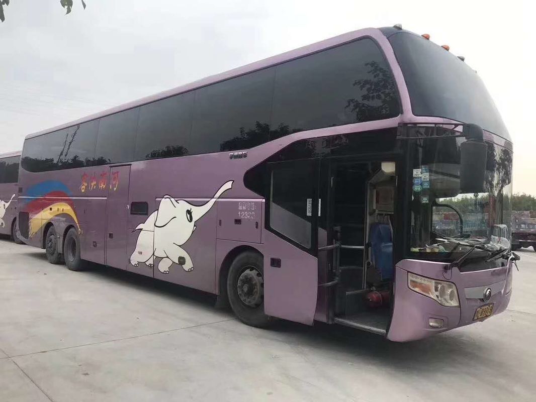 Benutzte Rückseite/Bach doppelte Sitze des Achsen-Bus-ZK6147 67 verließen Hand-Antrieb Yutong 2012-jährig