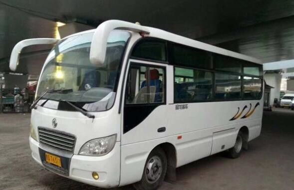 Des Sitzer-19 Dieselmotor Dongfeng-Marke Mini Buses Used Coach Bus-Euro-IV