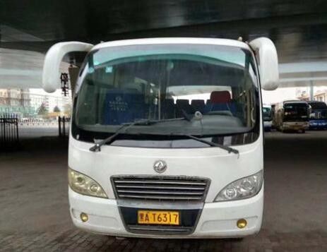 Des Sitzer-19 Dieselmotor Dongfeng-Marke Mini Buses Used Coach Bus-Euro-IV