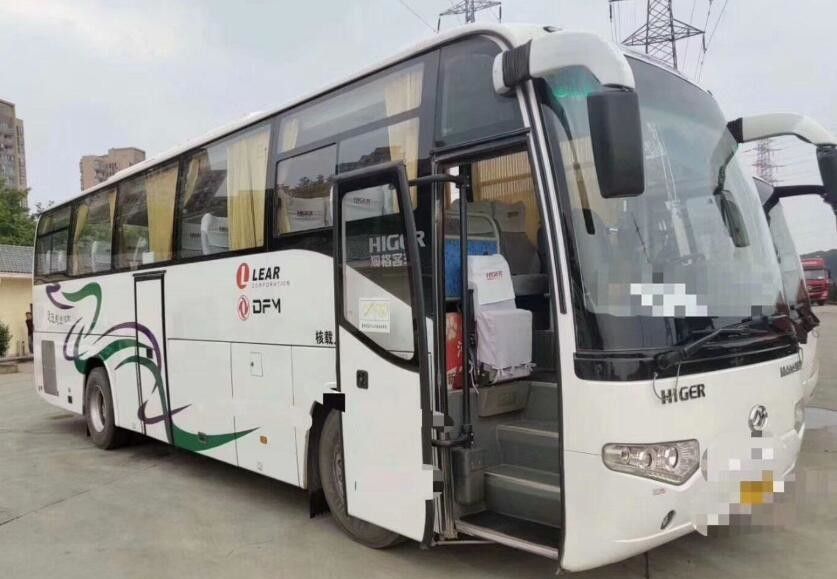 Dieselmotor der Längen-10m verwendete Trainer-Bus-die 2013-jährige 47 Sitzhöhere Marke