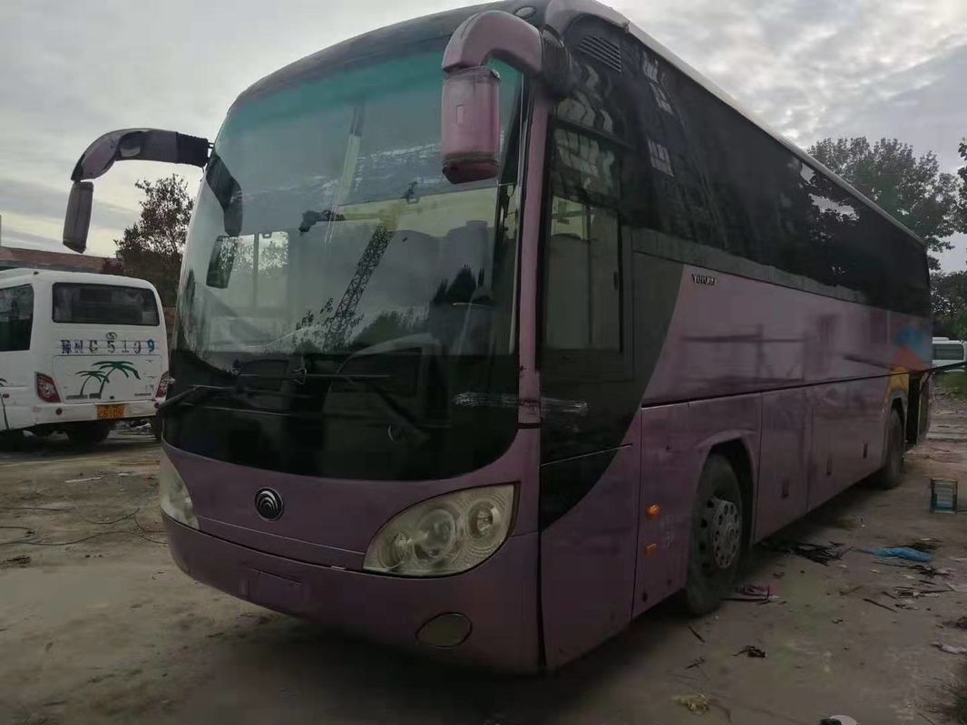 Linke Handsteuerung verwendete Purpur 55 Sitzer-Bus-2011-jähriges 6120HY19 mit Ledersitzen