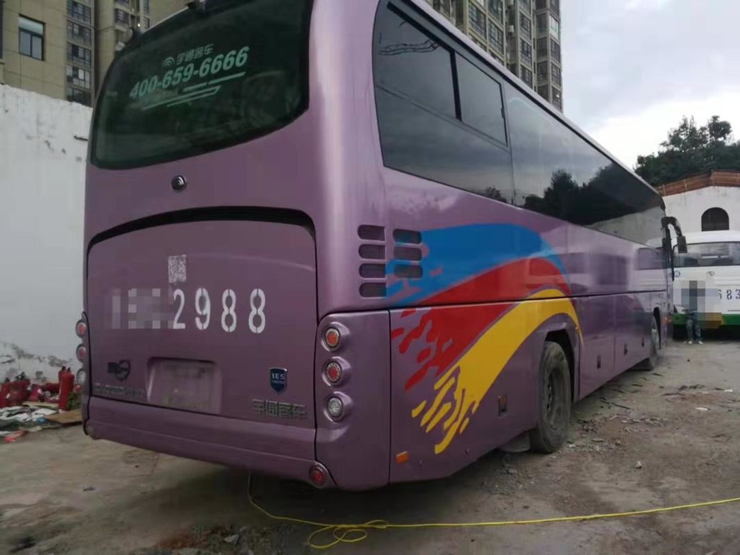 Linke Handsteuerung verwendete Purpur 55 Sitzer-Bus-2011-jähriges 6120HY19 mit Ledersitzen