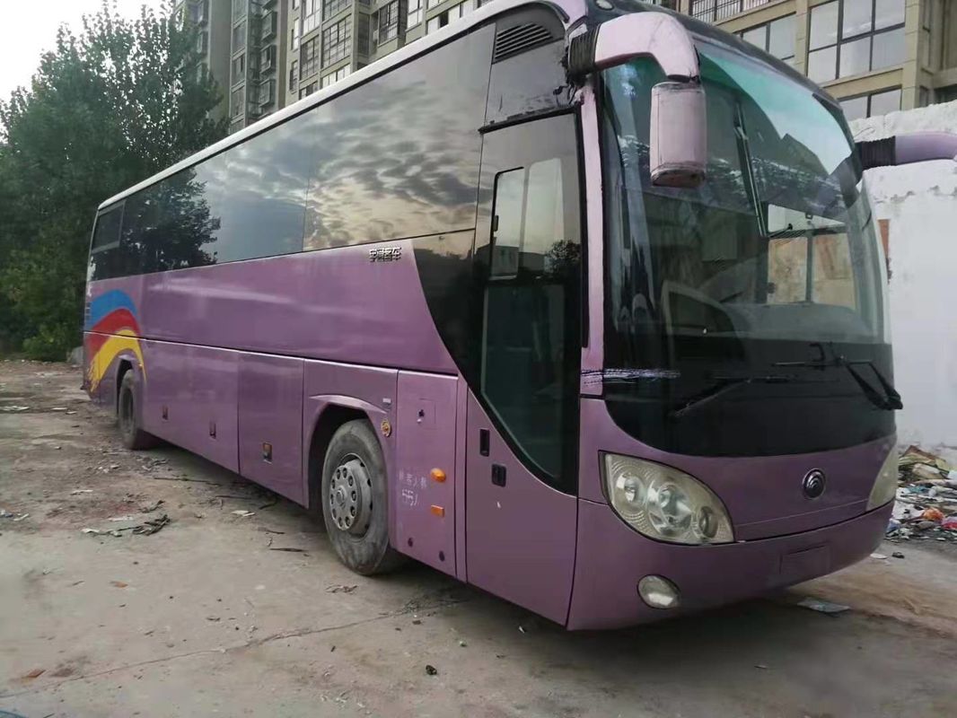 Linke Handsteuerung verwendete Purpur 55 Sitzer-Bus-2011-jähriges 6120HY19 mit Ledersitzen