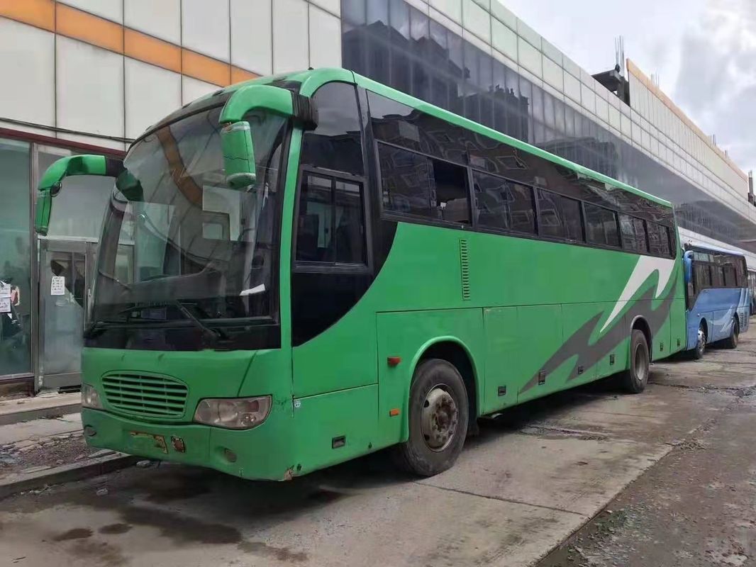 Frontmotor-Grün benutzte Sitze des Reisebus-51 zwei Türen LHD/RHD-Stützdiesel2010-jähriges