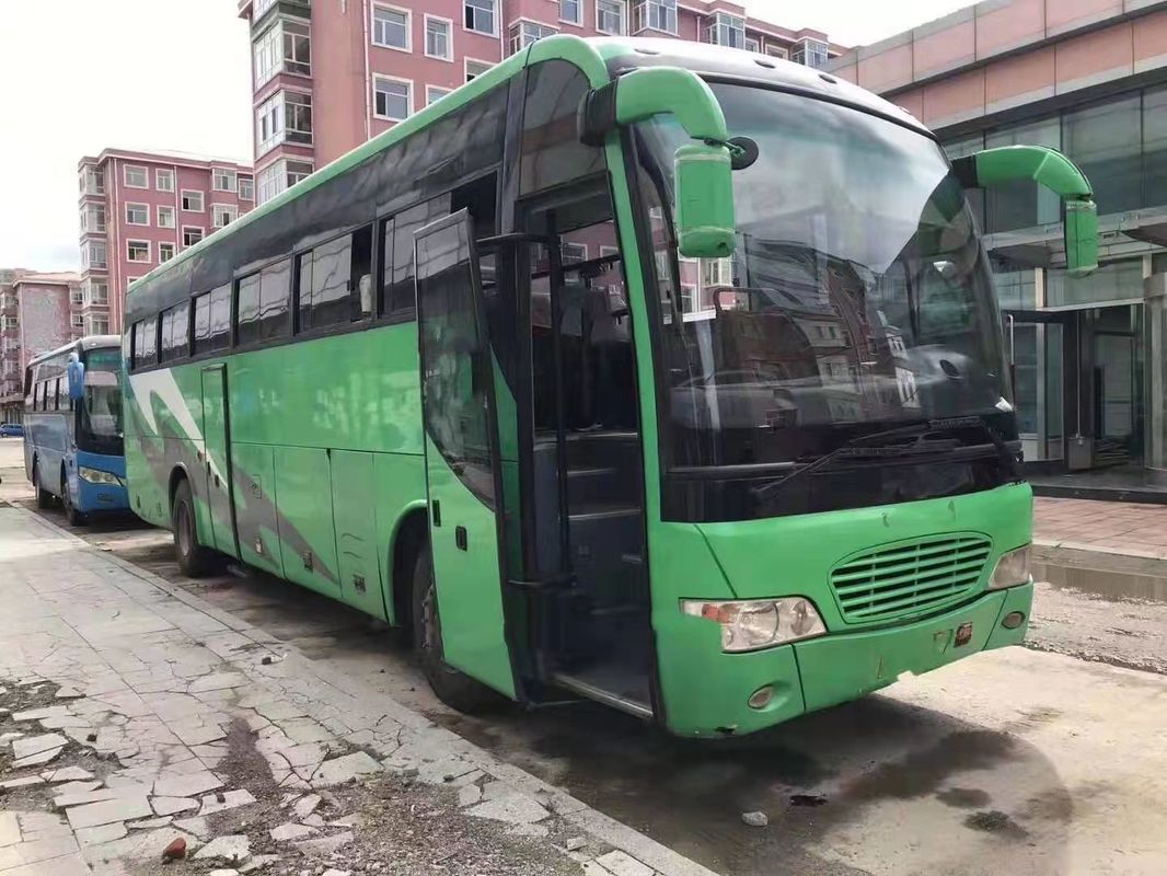Frontmotor-Grün benutzte Sitze des Reisebus-51 zwei Türen LHD/RHD-Stützdiesel2010-jähriges