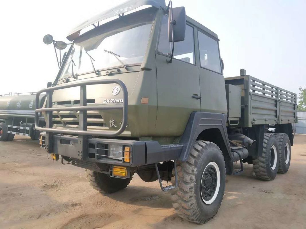 Spezielle gewerbliche Nutzung Off Road benutzte Armee-Fracht-LKW Shacman 2190 280HP 6x6 geüberholt