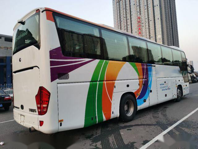 Passagier Zk6118 336kw 49 Sitze verwendetes Yutong transportiert 2017-jährige Airbag-Fahrgestelle Weichai 336kw
