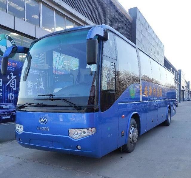 Höherer Zug-Bus Double Doors-Stahl Chiassis der Sitzklq6129 53 Heckmotor benutzter