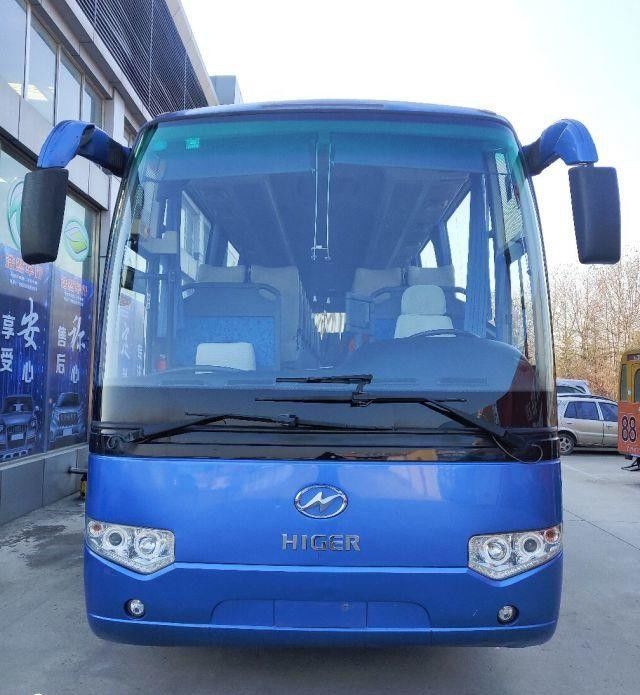 Höherer Zug-Bus Double Doors-Stahl Chiassis der Sitzklq6129 53 Heckmotor benutzter