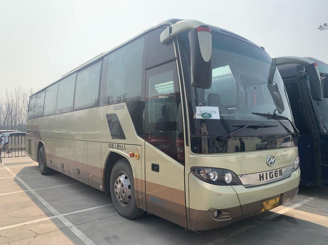 Passagier-Bus-Stahlfahrgestelle benutzter Zug Bus des LHD-Heckmotor-höhere Marken-Modell-KLQ6115 53 Sitze