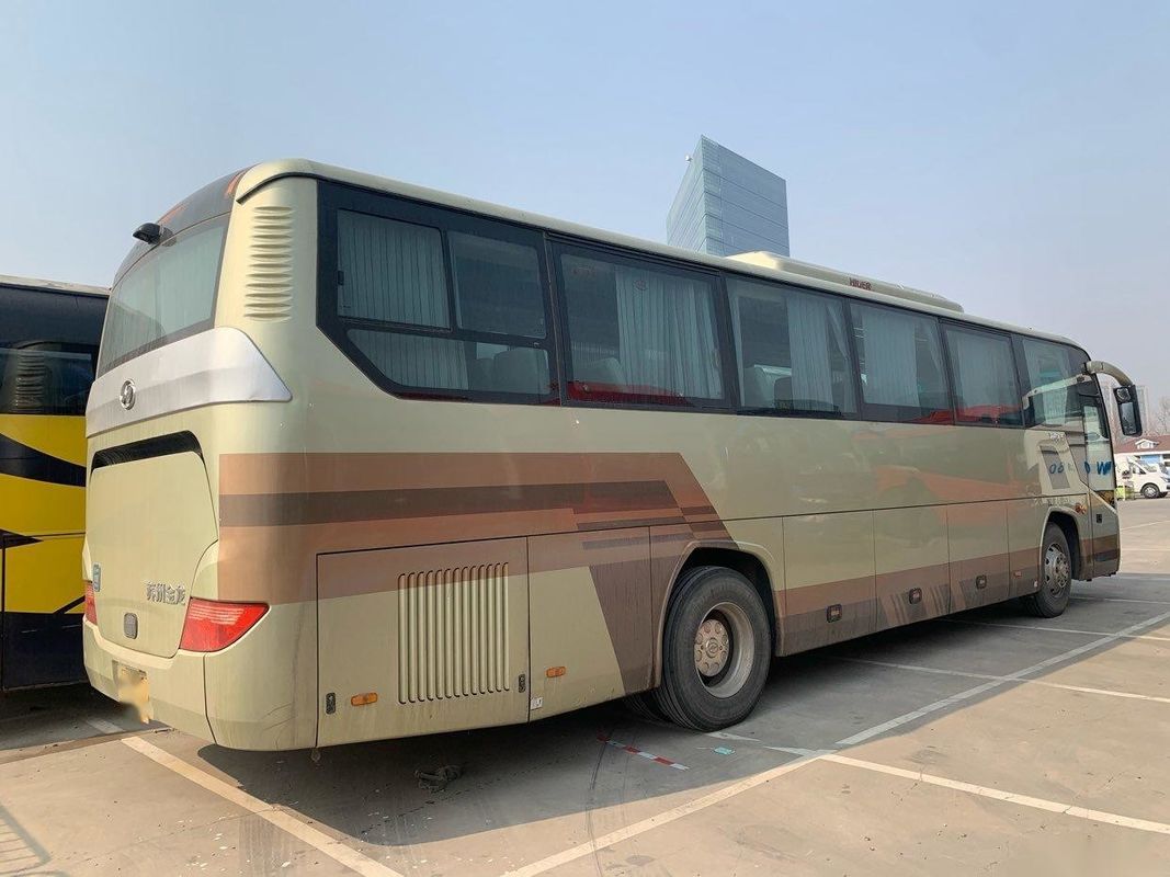 Passagier-Bus-Stahlfahrgestelle benutzter Zug Bus des LHD-Heckmotor-höhere Marken-Modell-KLQ6115 53 Sitze