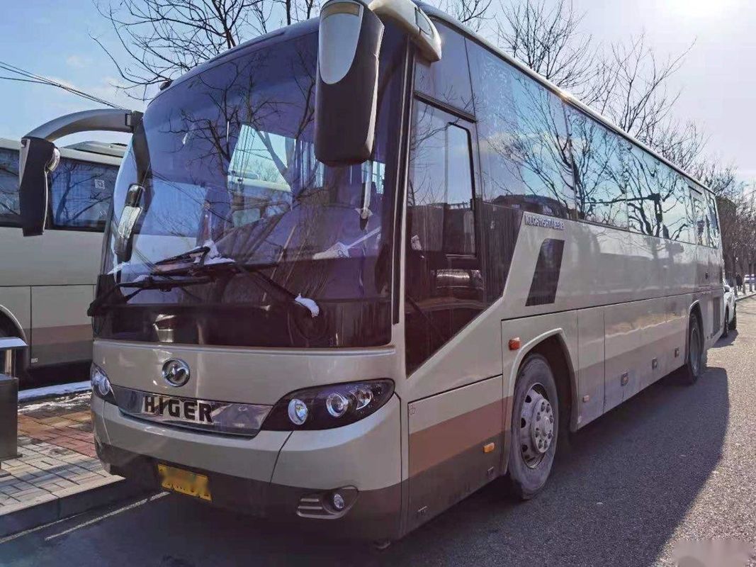 Passagier-Bus-Stahlfahrgestelle benutzter Zug Bus des LHD-Heckmotor-höhere Marken-Modell-KLQ6115 53 Sitze