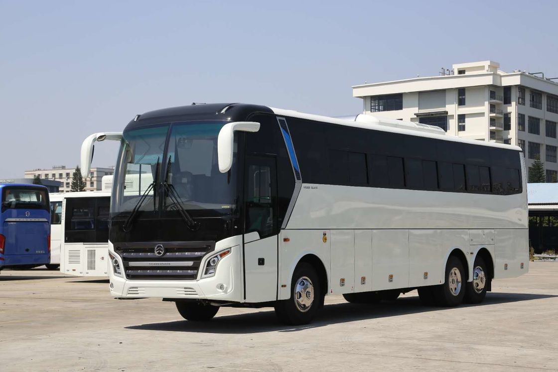 Neues benutzte Dieselreisebus Front Cummins Engine Buses Marken-Doppelt-Axle Euros II 58-70 Sitze goldenen Drachen XML6125